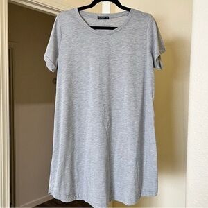 Gray T Shirt Dress